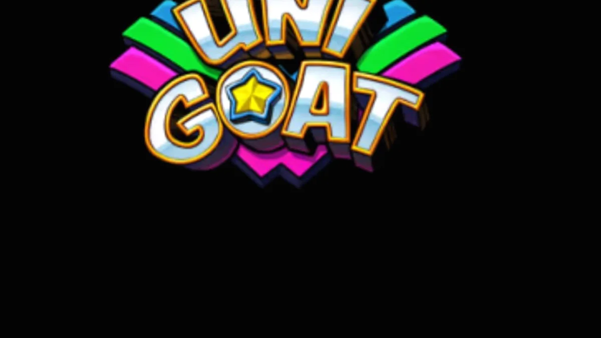 Tampilan visual slot Unigoat dengan tema fantasi dan kambing ajaib